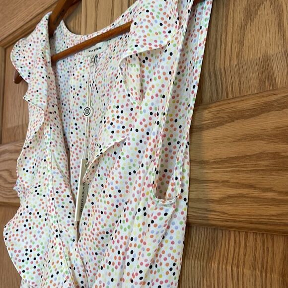MAX STUDIO Sleeveless Polkadot Blouse *NWT* - Picture 4 of 10